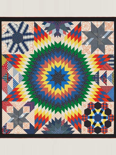 Hermès American Quilts shawl 140