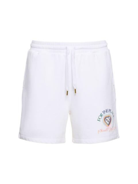 For The Peace cotton sweat shorts