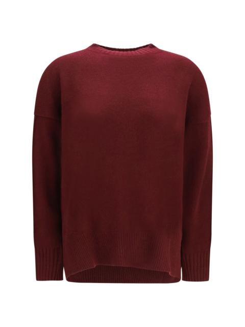 Allude Allude Cashmere Crewneck Sweater — Red