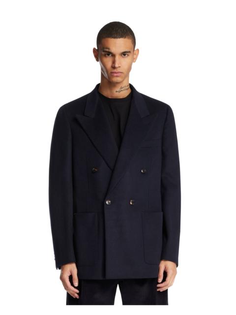 UMITBENAN Blue Double-Breasted Jacket