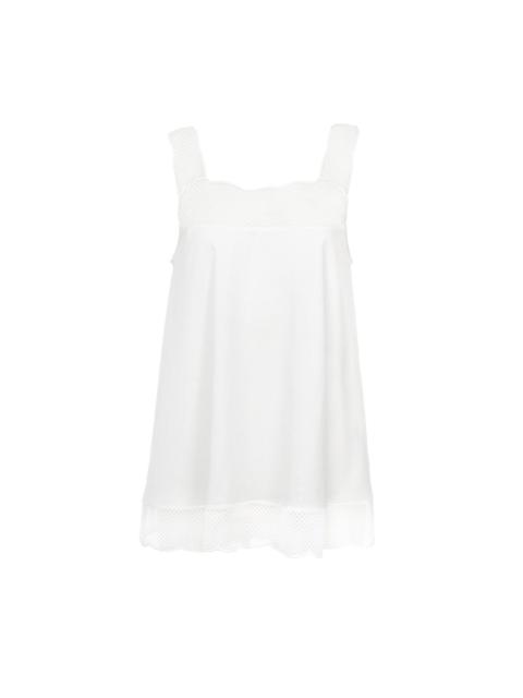 Chloé GUIPURE-DETAIL TANK TOP