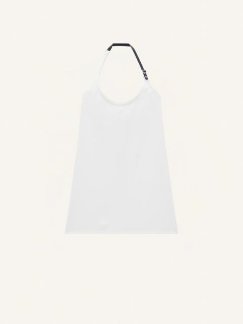courrèges BUCKLE BABYDOLL TWILL DRESS