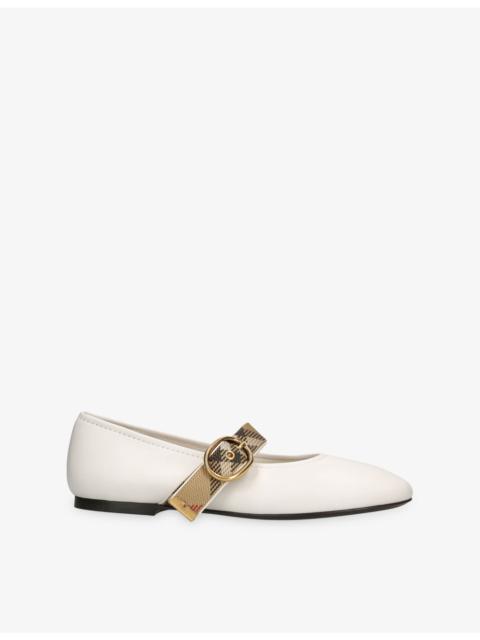 Burberry Robin Leather Flats