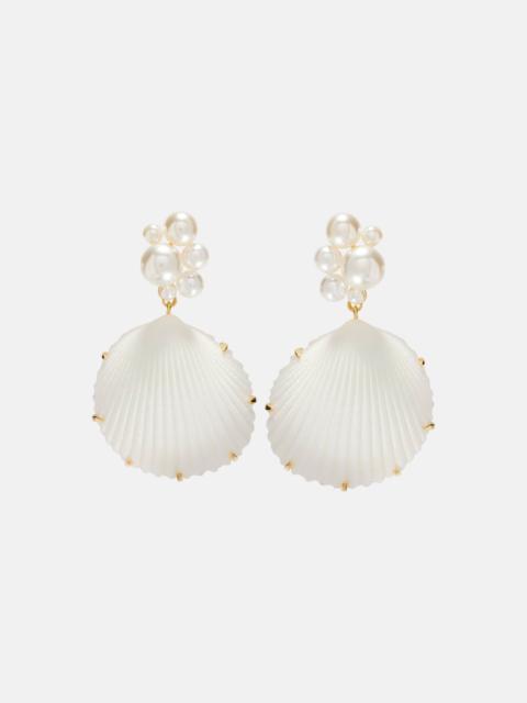 Jennifer Behr Sela faux-pearl drop earrings