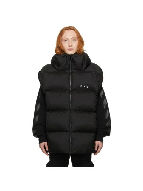 Off-White Black Down Box Puffer Vest
