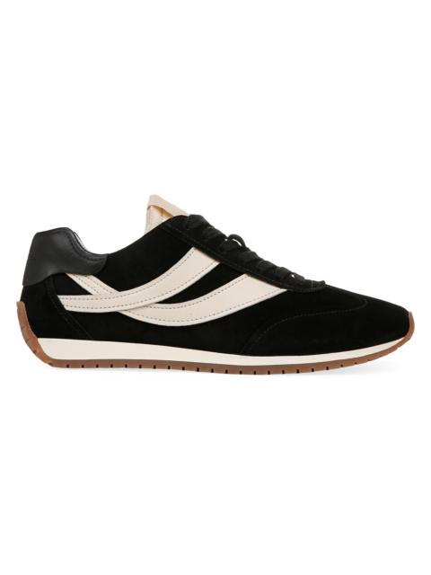 Vince Women's Oasis Suede Sneakers - Black