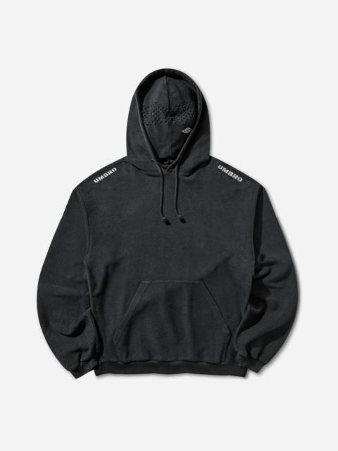 umbro Lasered Masked Hoodie Washed Black