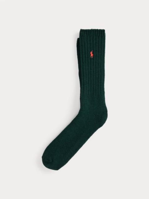 Polo Ralph Lauren Ribbed Wool-Blend Boot Socks