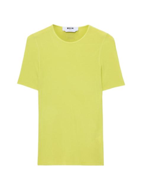 MSGM logo-patch T-shirt