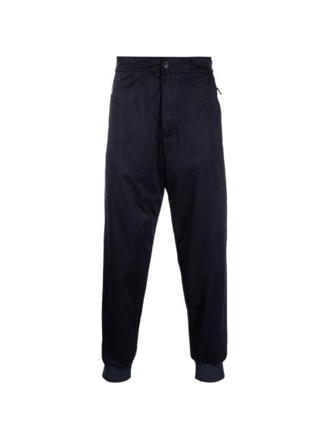 cuffed tapered-leg trousers