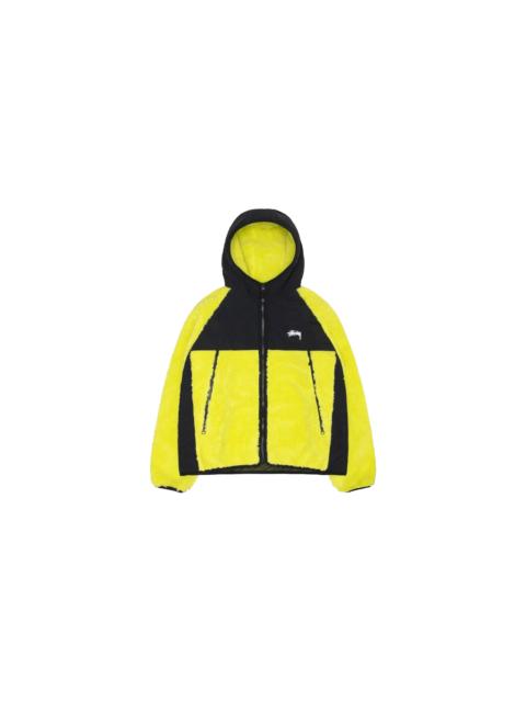 Stüssy Stussy Sherpa Paneled Hooded Jacket Lime
