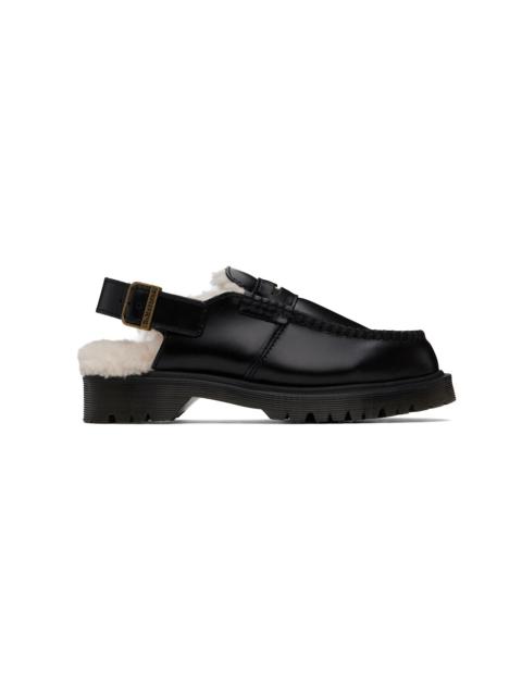 Dr. Martens Black Penton Slingback Loafers