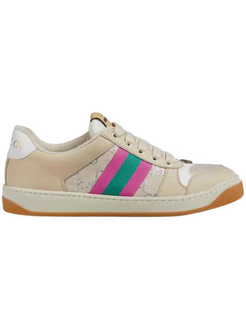 GUCCI Gucci Screener Cream Leather (Women's)