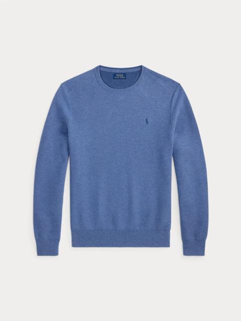 Polo Ralph Lauren Mesh-Knit Cotton Crewneck Sweater