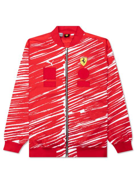 PUMA X JOSHUA VIDES FERRARI RACE JACKET - ROSSO CORSA