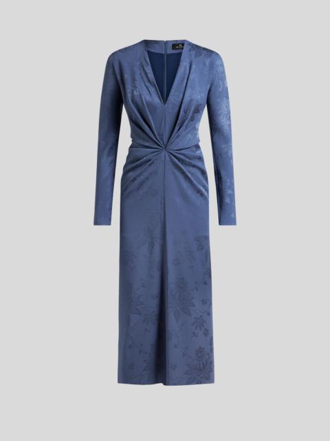 Etro JACQUARD DRESS WITH KNOT