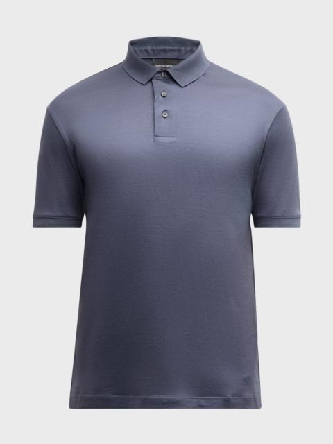 Men's Solid Polo Shirt