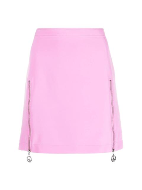 Moschino zipped mini skirt