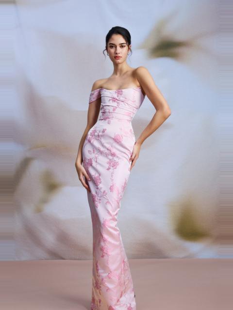 SAU LEE JACKSON BROCADE GOWN