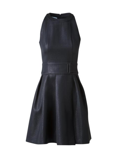 AKRIS Women's Metallic A-Line Minidress - Black