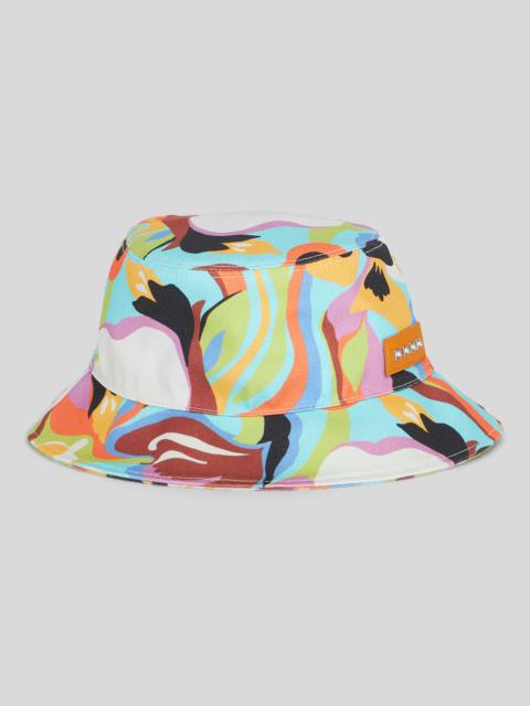 Etro BUCKET HAT WITH FLORAL WAVES