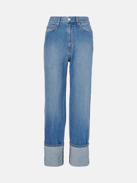 VERONICA BEARD Dylan high-rise straight jeans