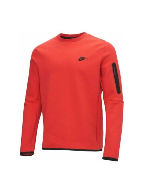 Nike Nike Sportswear Tech Fleece Crewneck Sweatshirt 'Lobster Red' CU4505-605