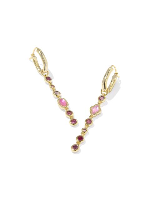 KENDRA SCOTT Mini Elisa Abbie Gold Convertible Huggie Earrings