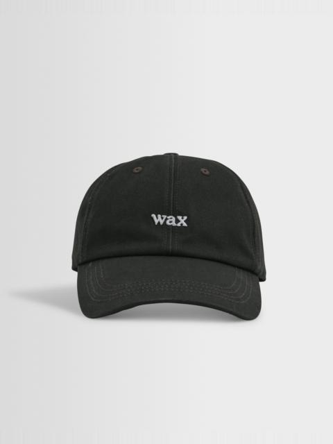 Wax London Spencer - Washed Black Cotton Sports Cap