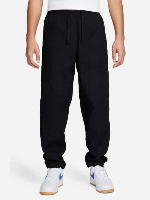 Sportswear Club Barcelona Woven Cotton Pants in Black/Black