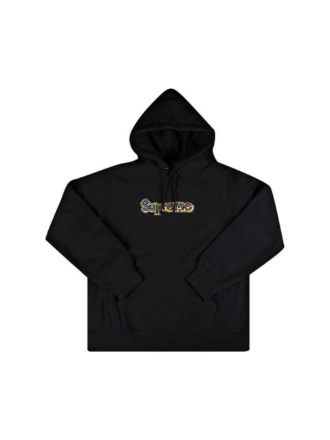 Supreme Supreme Gonz Logo Hooded Sweatshirt Black | REVERSIBLE
