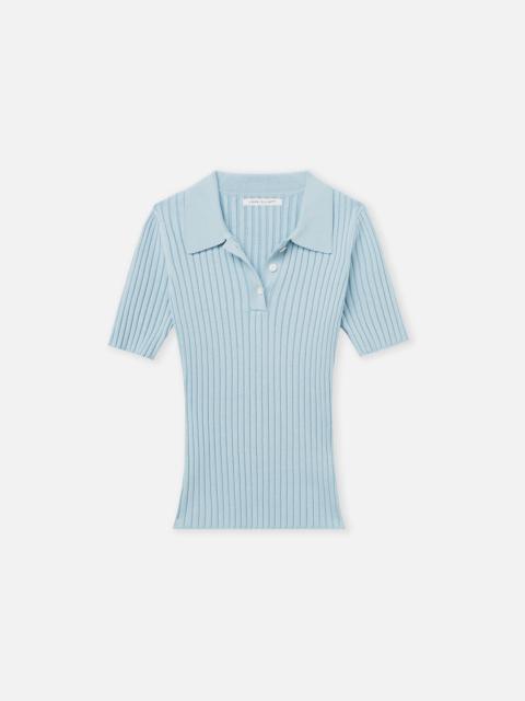 John Elliott SILK COTTON RIB POLO