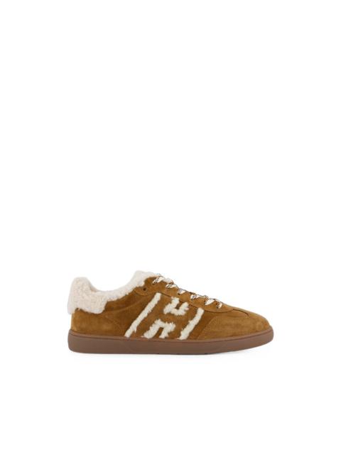 HOGAN H86 shearling-trim sneakers