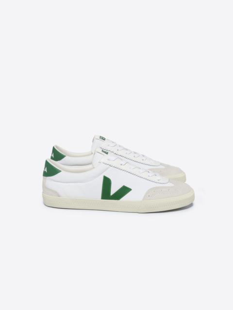 VEJA VOLLEY CANVAS WHITE EMERAUDE