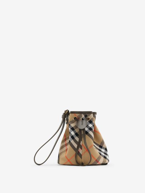 Check Drawstring Pouch​