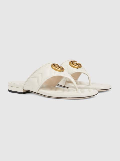 Women's Double G thong sandal