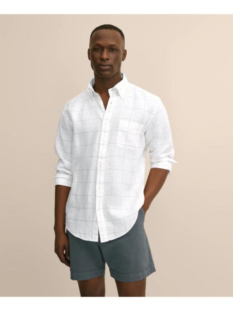 Brooks Brothers Irish Linen Sport Shirt