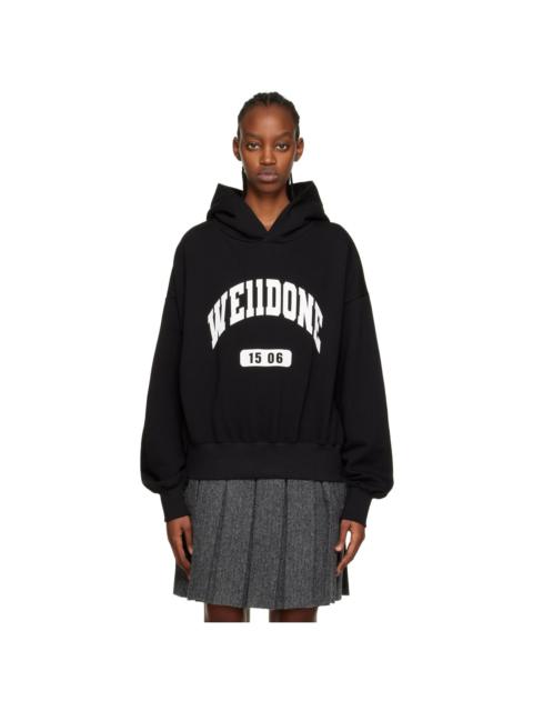 Black Old School Campus Hoodie