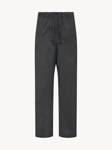 The Row Argent Pant in Silk and Cotton