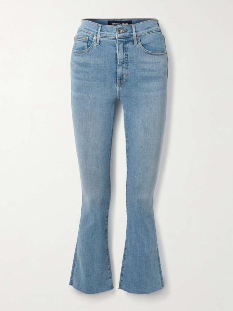 VERONICA BEARD Carolina cropped high-rise flared jeans