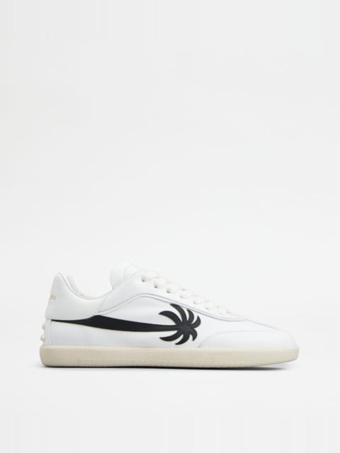Tod's TOD'S TABS SNEAKERS PALM ANGELS IN LEATHER - WHITE, BLACK