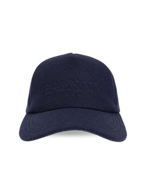 logo-embroidered cap