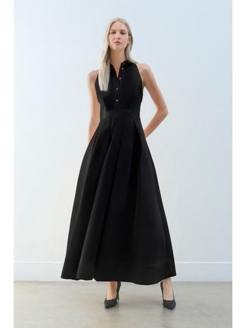 KAREN MILLEN Forever Twill Collared Maxi Dress