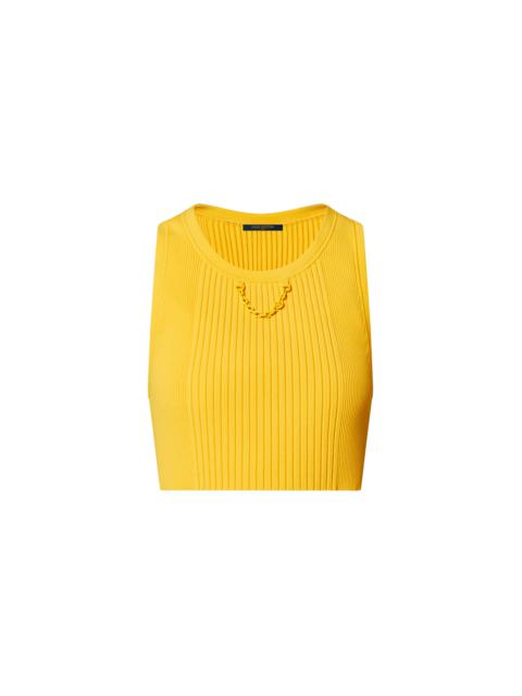 Louis Vuitton Ribbed Knit Crop Top