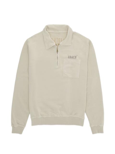 FORTELA Yalepcoach zip pocket sweatshirt