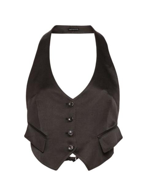 halterneck waistcoat