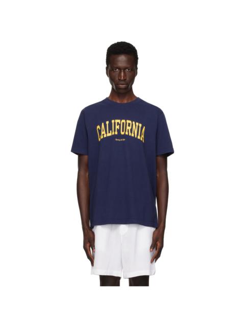 Sporty & Rich Navy 'California' T-Shirt