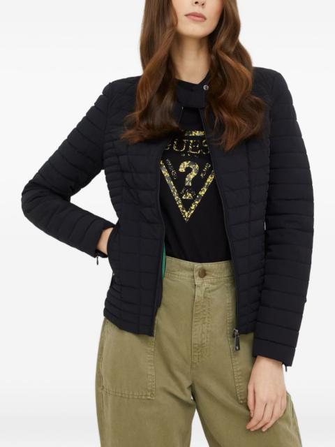 GUESS USA quilted zip jacket