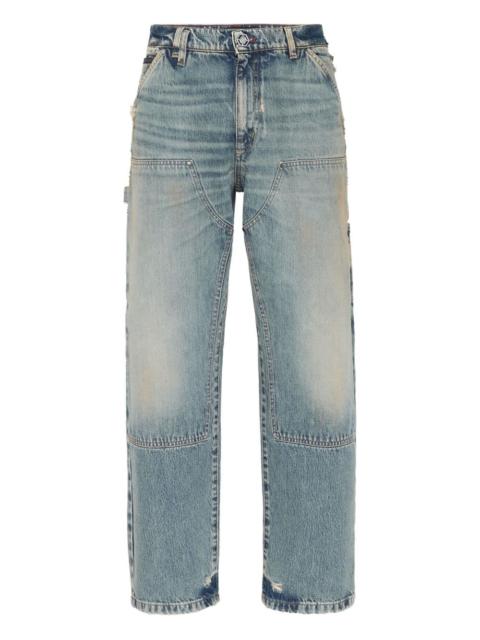 PHILIPP PLEIN double-pocket distressed jeans