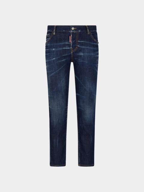 DSQUARED2 DARK CLEAN WASH COOL GIRL JEANS